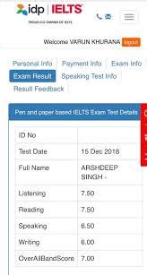 idp ielts result online